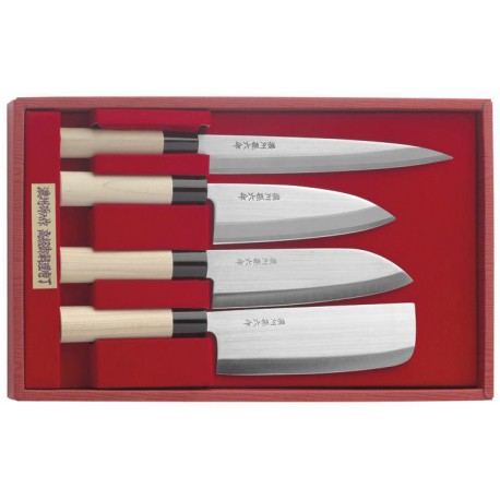Coffret de couteaux de cuisine japonais tout-en-un – couteaux bushido