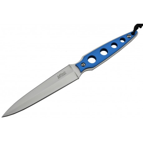 Couteau fixe Mtech USA MT-018 manche bleu