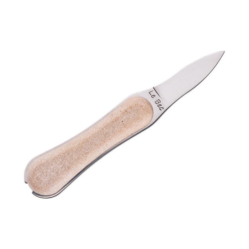 Couteau à huitre en inox - manche en plastique