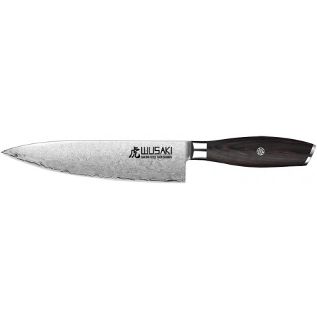 Wusaki Hayato X50 - Couteau à pain 20cm manche G10 noir