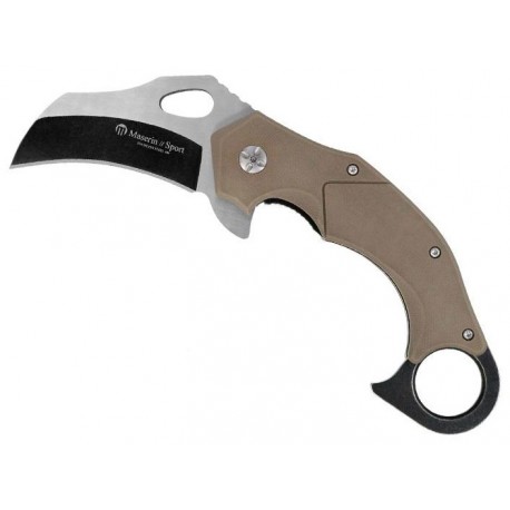 Couteau Maserin Karambit G10 marron