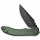 Couteau Civivi Bluetick micarta vert blackwash