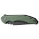 Couteau Civivi Bluetick micarta vert blackwash