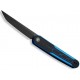 Couteau Civivi Kwaiq G10 noir/bleu blackwash