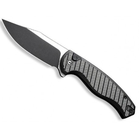 Couteau Civivi Stormhowl aluminium noir blackwash