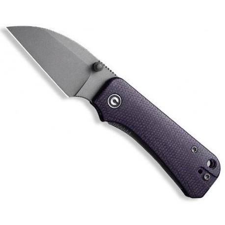 Couteau Civivi Baby Banter micarta violet stonewashed