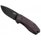 Couteau LionSteel Nano fibre de carbone violet blackwash