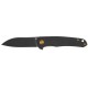 Couteau Otter QSP lame noire 14C28N manche G10 noir