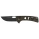 Couteau QSP Unicorn 14C28N micarta marron lame noire