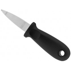 Couteau à huîtres Lancette ABS noir
