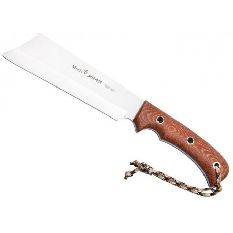 Machette Muela Sherpa micarta marron 33cm inox