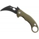 Couteau Karambit LionSteel L.E.One vert lame noire