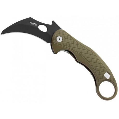 Couteau Karambit LionSteel L.E.One vert lame noire