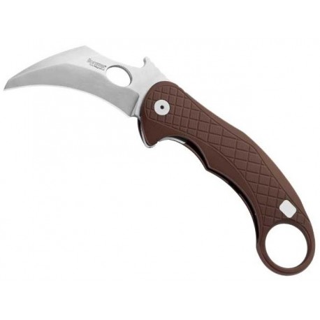 Couteau Karambit LionSteel L.E.One marron