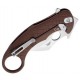 Couteau Karambit LionSteel L.E.One marron