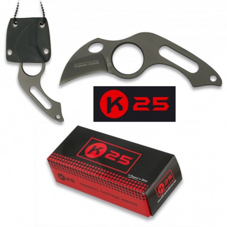 Couteau fixe K25 31849 revêtement titane