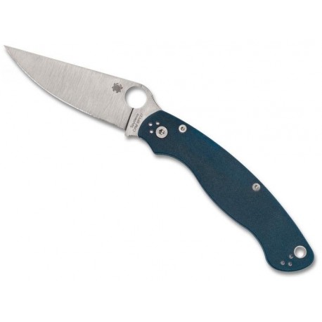 Couteau Spyderco Military 2 bleu