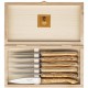 Coffret 6 couteaux steak Dozorme Le Capucin olivier