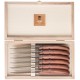 Coffret 6 couteaux steak Laguiole Dozorme bubinga