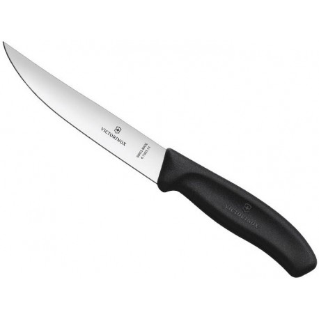 Couteau steak Victorinox Swiss Classic 14cm noir lame lisse