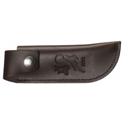 Étui cuir marron pour couteau Ibex 120 Windmühlenmesser