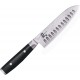 Couteau Santoku Yaxell Ran 165mm damas alvéolé