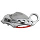 Couteau karambit TAC-FORCE TF-578S alu argent/rouge