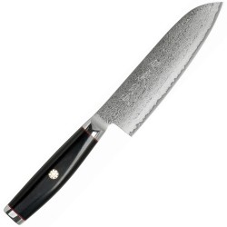 Couteau Santoku Yaxell Super Gou Ypsilon 165mm damas