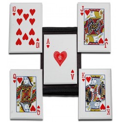 4 cartes de lancer BladeUSA Royal Flush Hearts