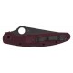 Couteau Spyderco Police 4 bordeaux lame noire Sprint Run 2024