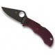 Couteau Spyderco Manbug bordeaux lame noire Sprint Run 2024