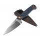 Poignard Benchmade Dacian Blue Denim Micarta Spear Point