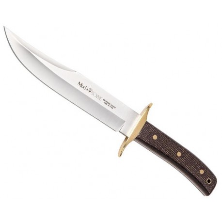 Poignard Muela Bowie micarta marron 19cm inox