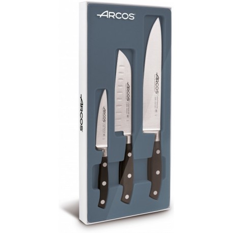 Coffret 3 couteaux Arcos Riviera