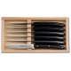 Coffret 6 couteaux de table Le Thiers Dozorme noir