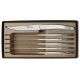 Coffret 6 couteaux de table Le Thiers inox brillant Roger Orfèvre