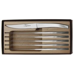 Coffret 6 couteaux de table Le Thiers inox brillant Roger Orfèvre