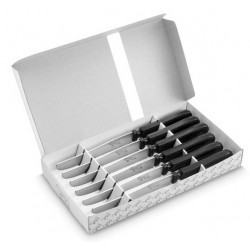 Coffret 6 couteaux Chien Thiers-Issard noir