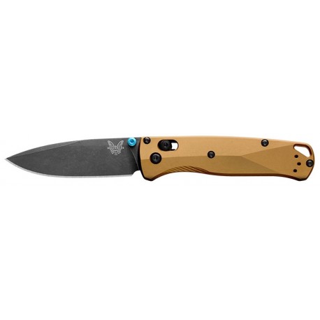 Couteau Benchmade Bugout Burnt Brass Aluminium