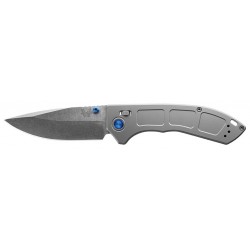 Couteau Benchmade Narrows Gray Titanium Drop Point