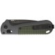 Couteau Benchmade Redoubt Overland Gray Forest Green Drop Point mixte