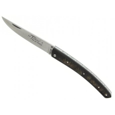 Couteau Le Thiers Le Fidèle corne de buffle 12cm inox