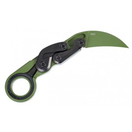 Couteau CRKT Provoke aluminium vert