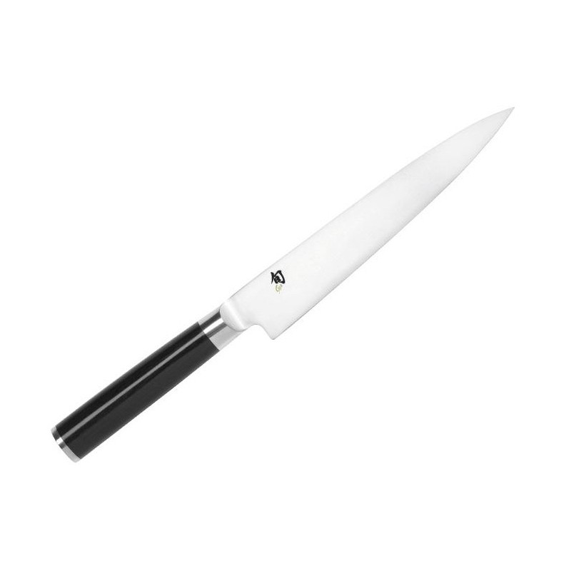 SHAN ZU Couteau à Filet 18cm, Couteau à Poisson Professionnel 7 Pouces,  Couteau Filet de Sole Super Tranchant Couteau à Fileter Poisson en Acier
